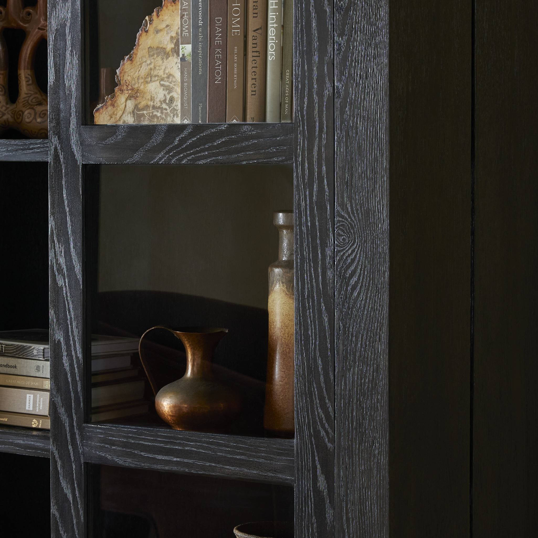Warby Cabinet - Worn Black Veneer - Image 11