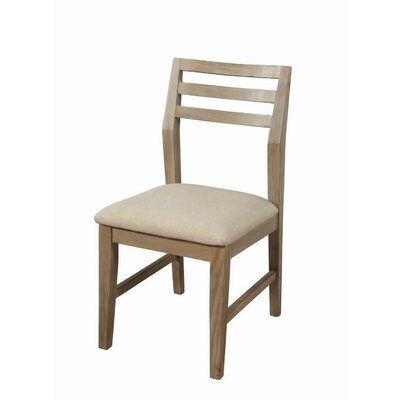Agyen Ladder back Side chair in Brown/Beige - Image 0