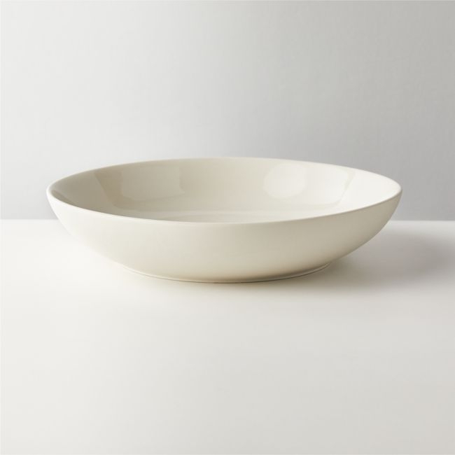 Kensli Ivory Recycled Clay Pasta Bowl - Image 0