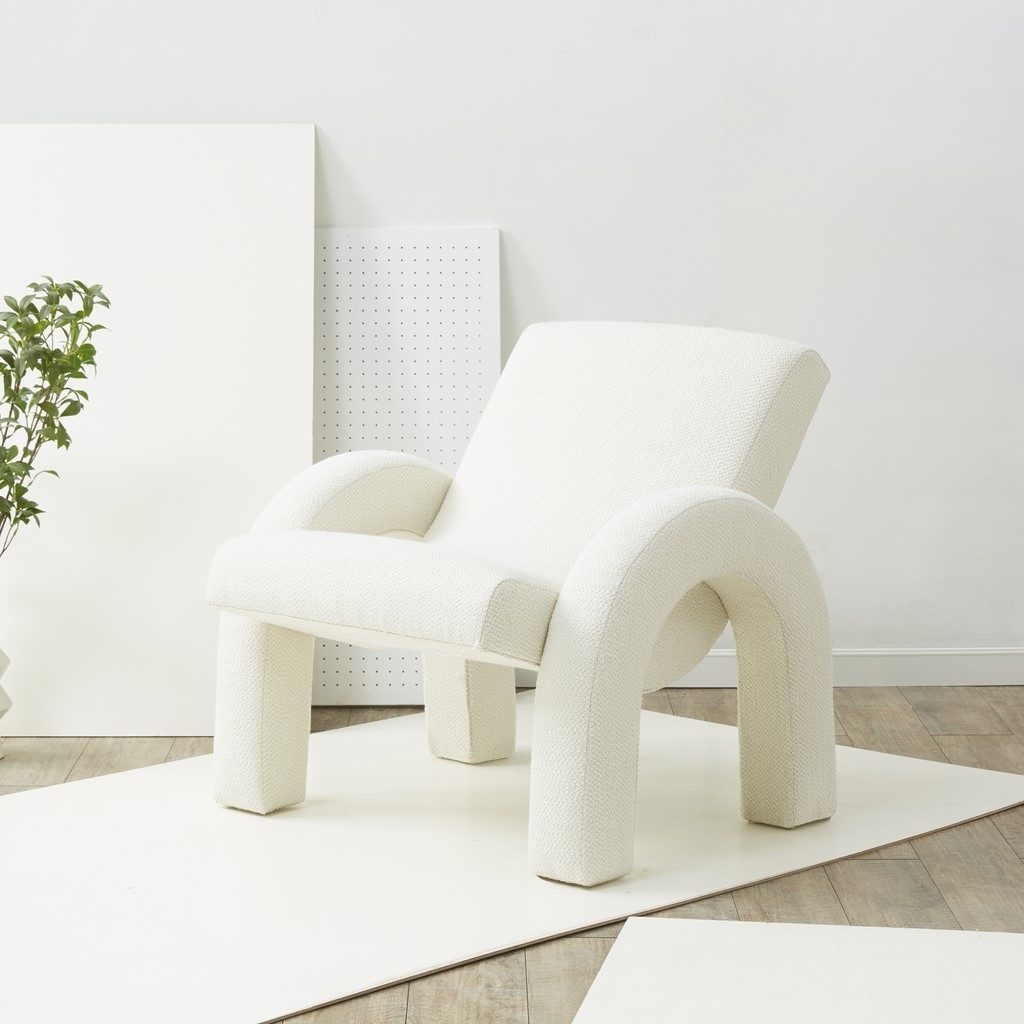Marianne Accent Chair - Ivory - Image 2