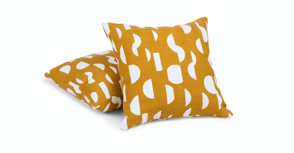 Fasen Geome Orange Large Pillow Set - Image 0