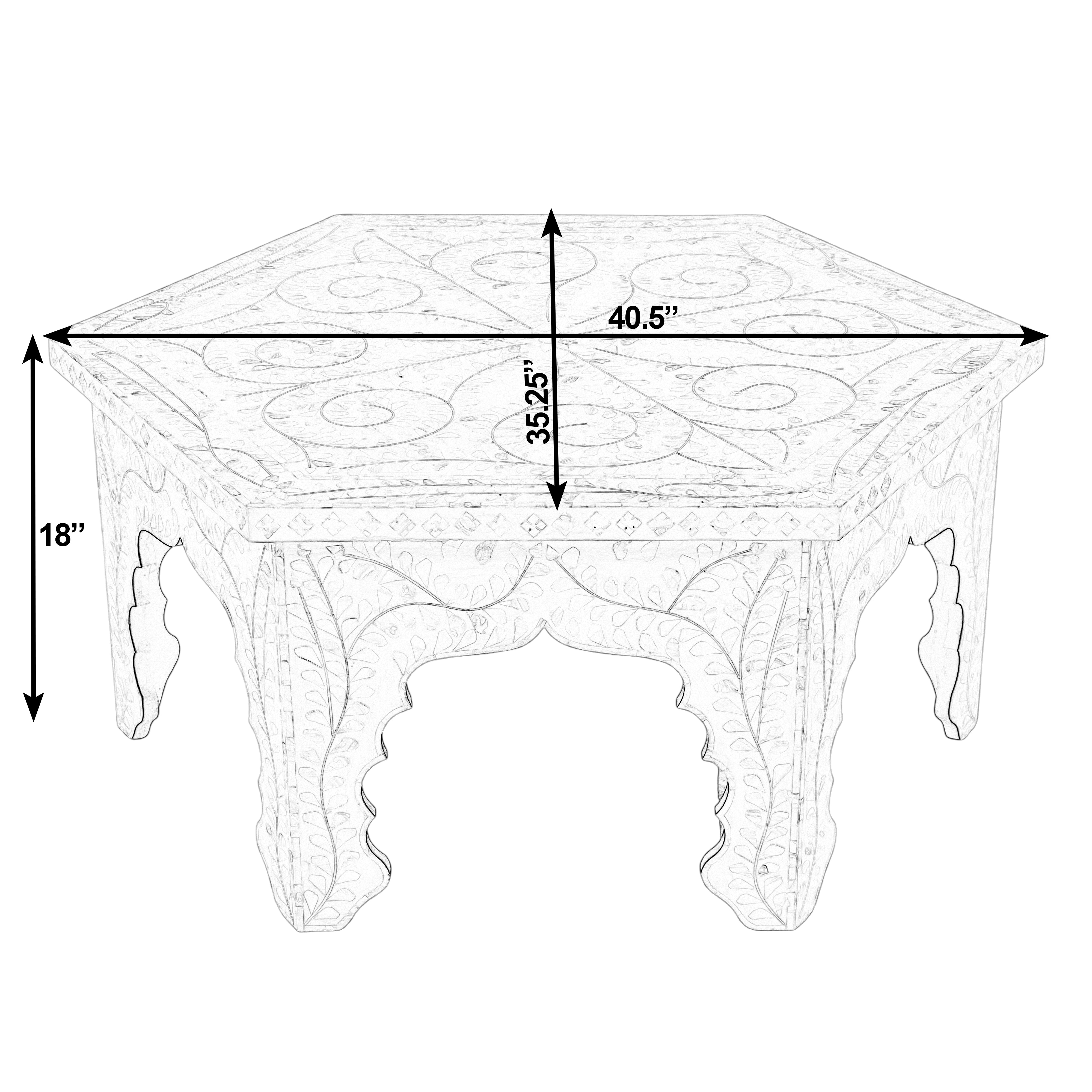Marjorie Mother of Pearl Coffee Table - Image 2