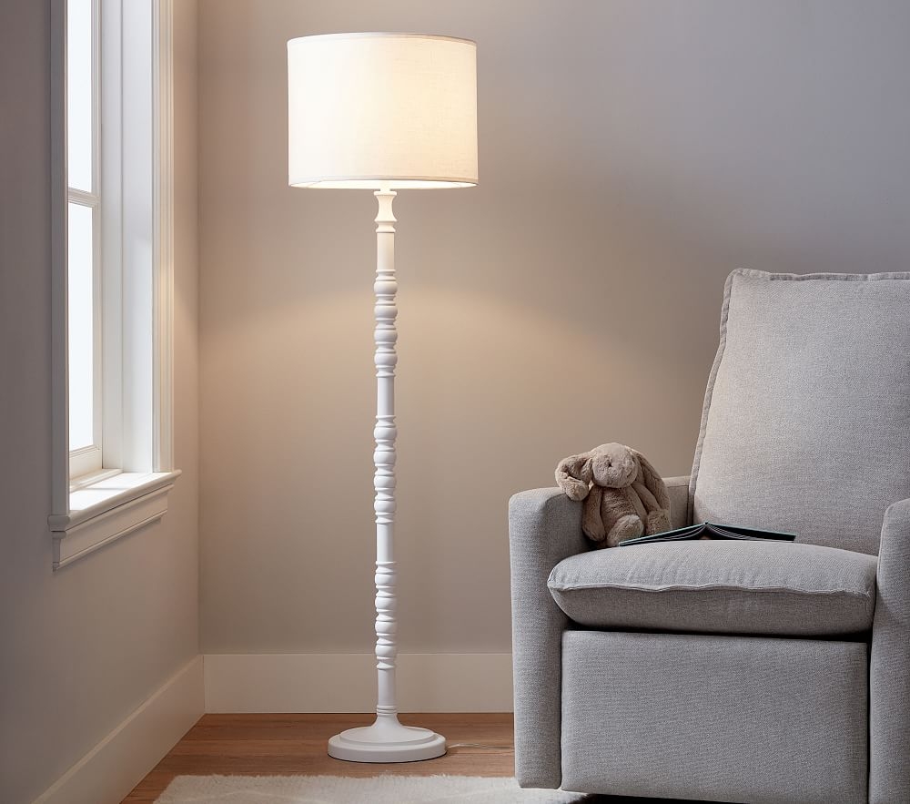 Layla Spindle Floor Lamp - Image 1