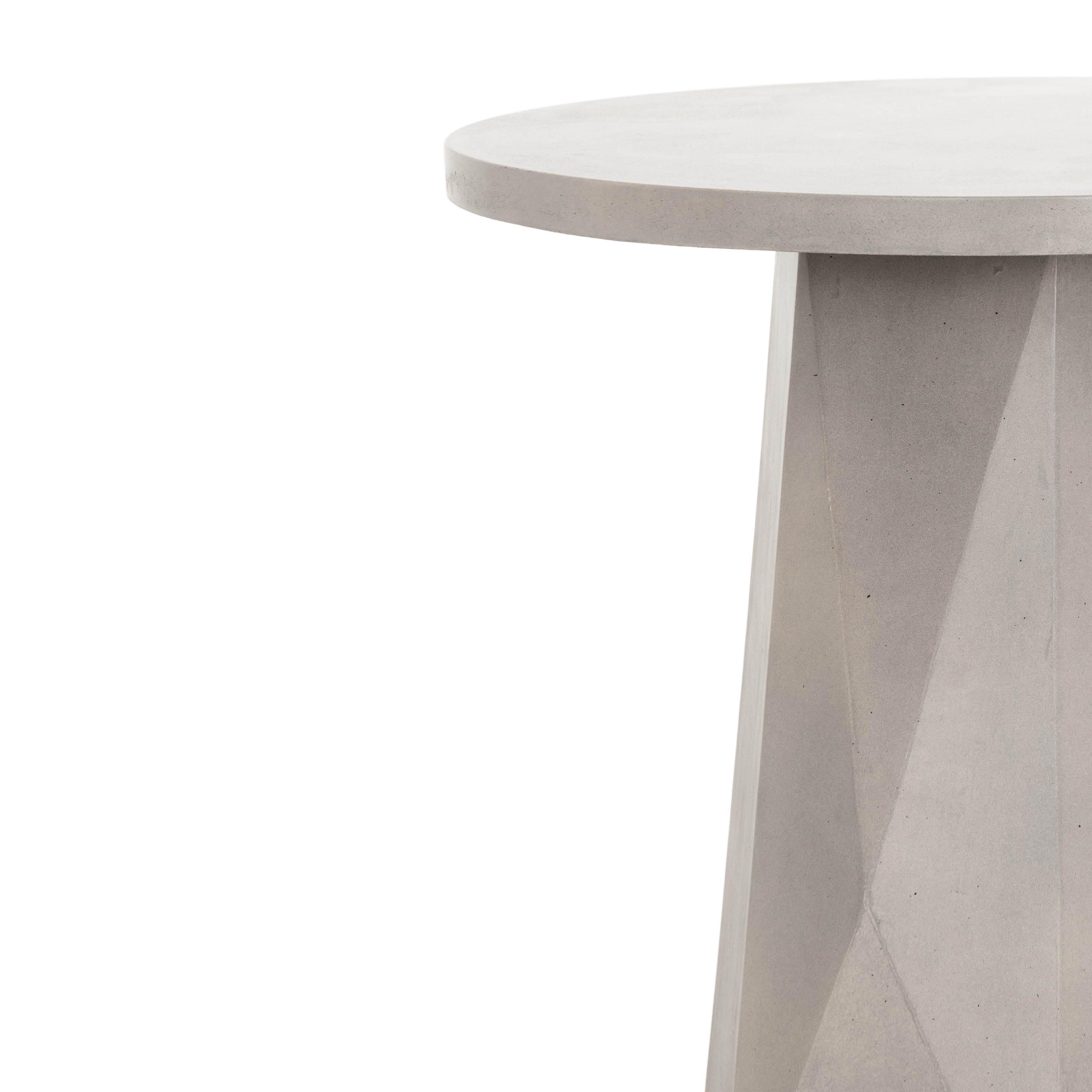 Bowman Outdoor End Table - Grey Concrete - Image 8
