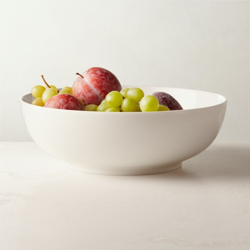 Contact White Serving Bowl - Image 1