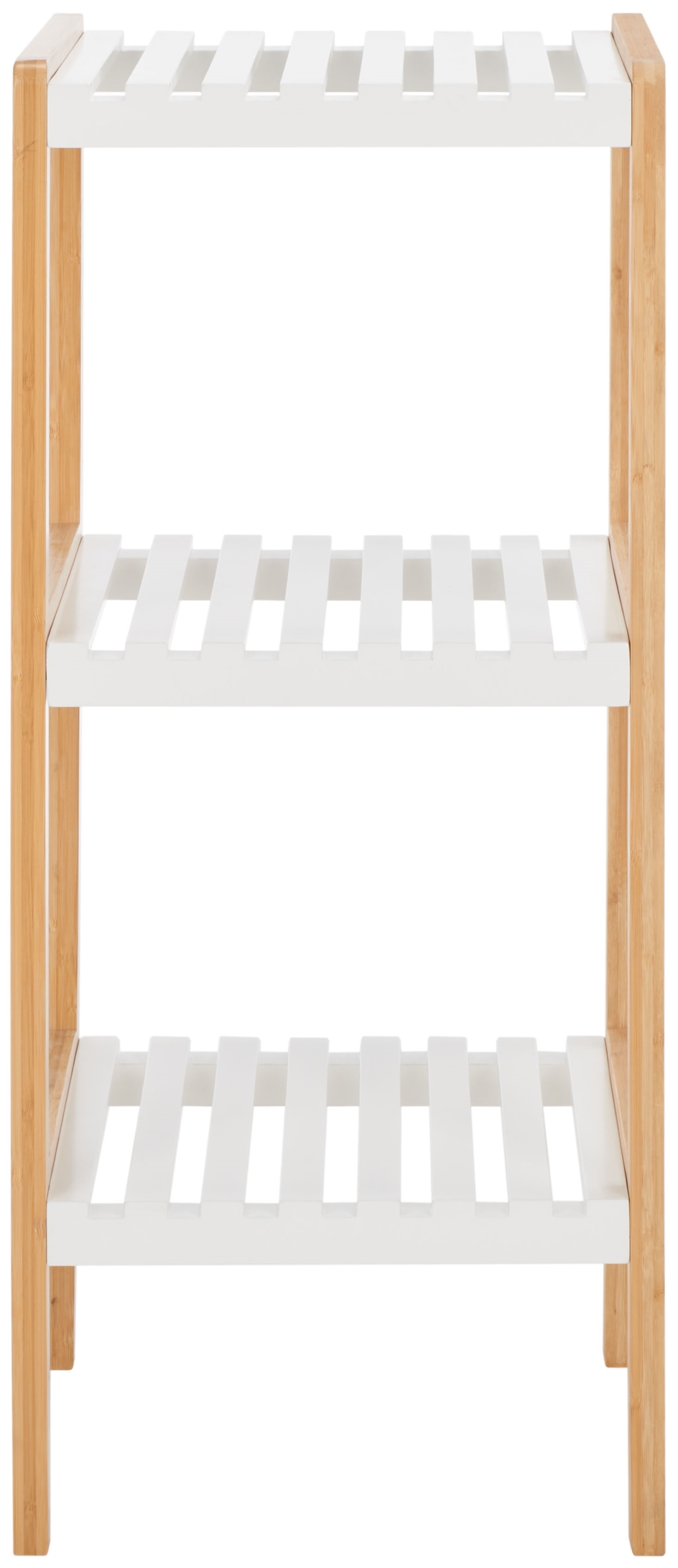Paxter 3 Tier Shelf - White / Natural - Safavieh - Image 0