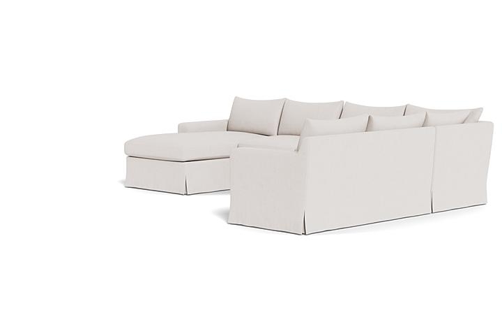 Sloan Slipcovered 4-Piece Corner Sectional Sofa with Right Chaise - Image 2