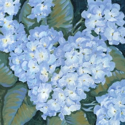 'Blue Hydrangeas II' Painting on Canvas - Image 0