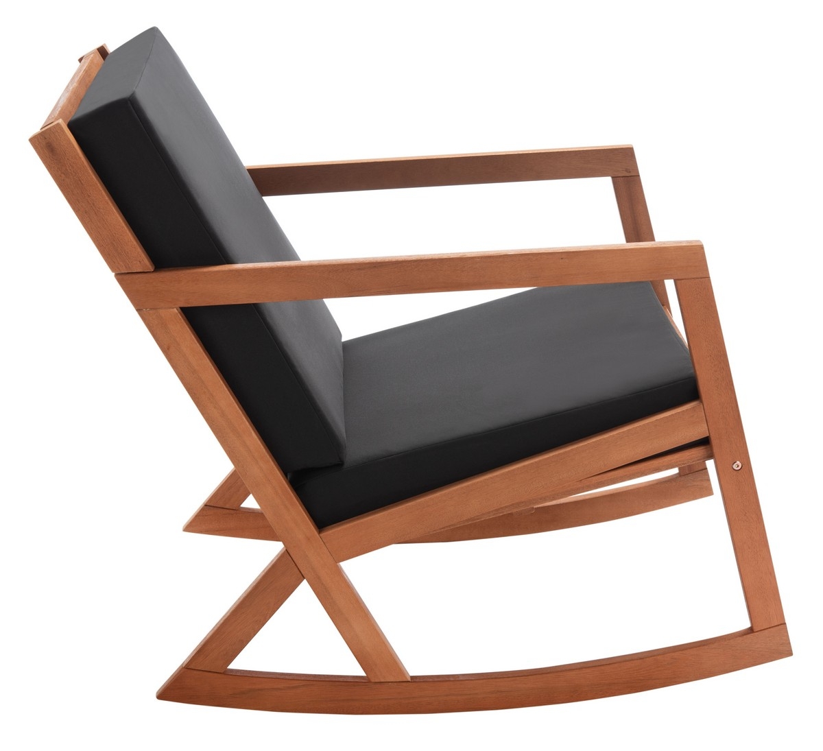 Vernon Rocking Chair - Natural/Black - Safavieh - Image 6