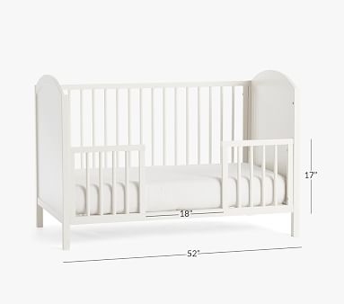 Austen Toddler Bed Conversion Kit, Simply White, In-Home Delivery - Image 2