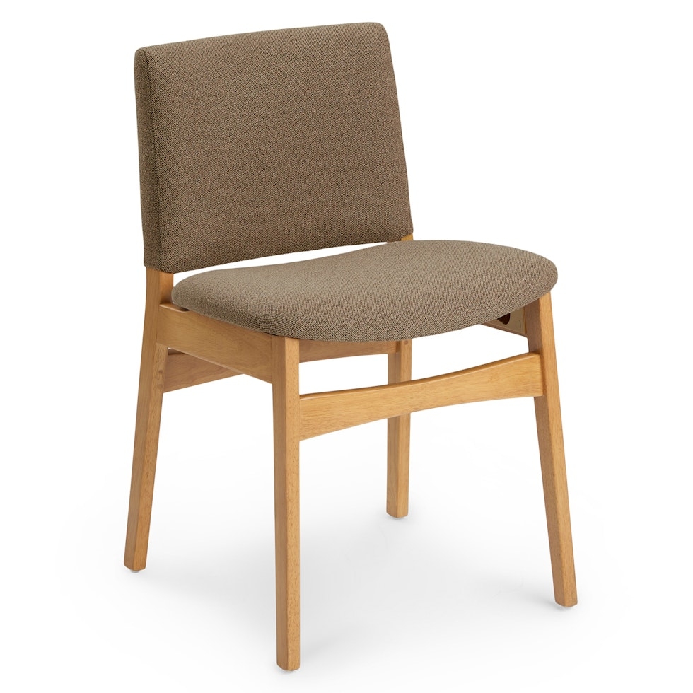 Nosh Dining Chair - Oak and Ratine Brown - Image 0