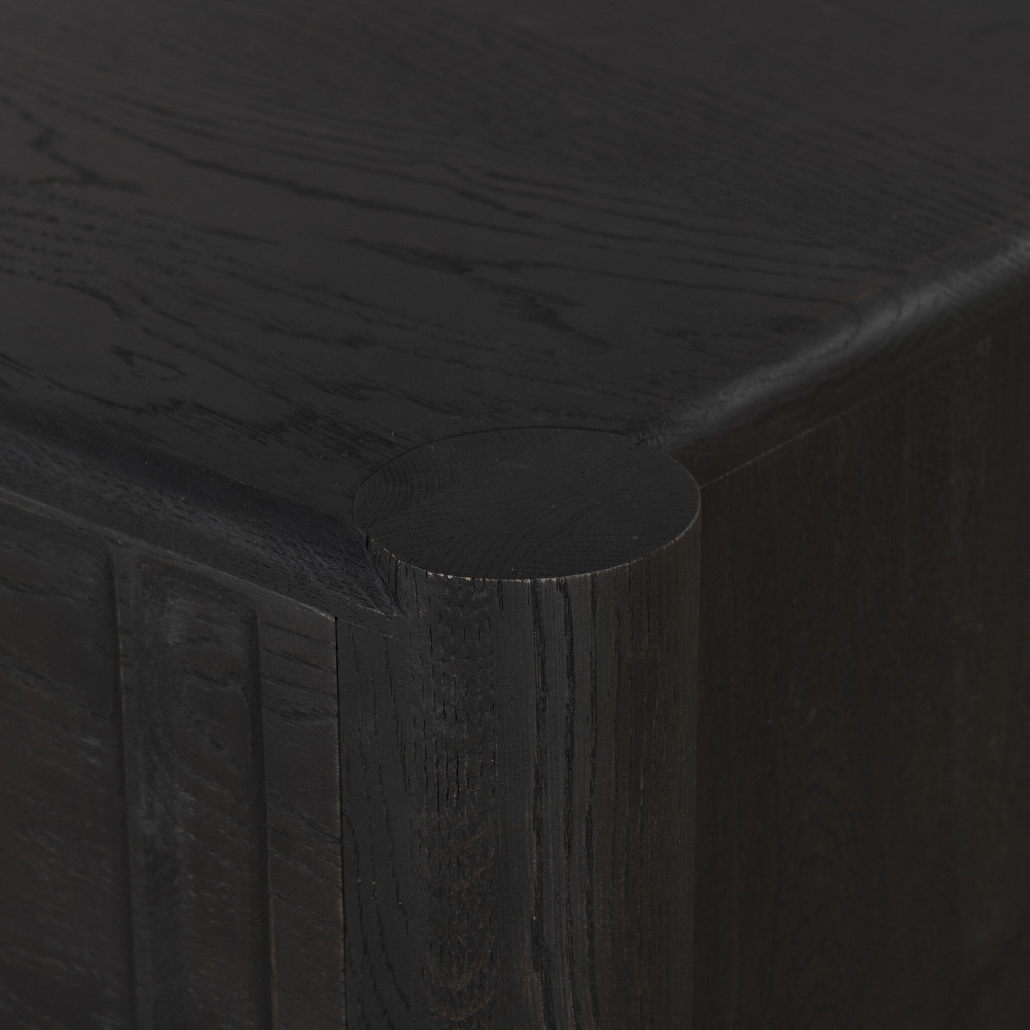 Ezri 6 Drawer Dresser - Carved Black Oak - Image 5