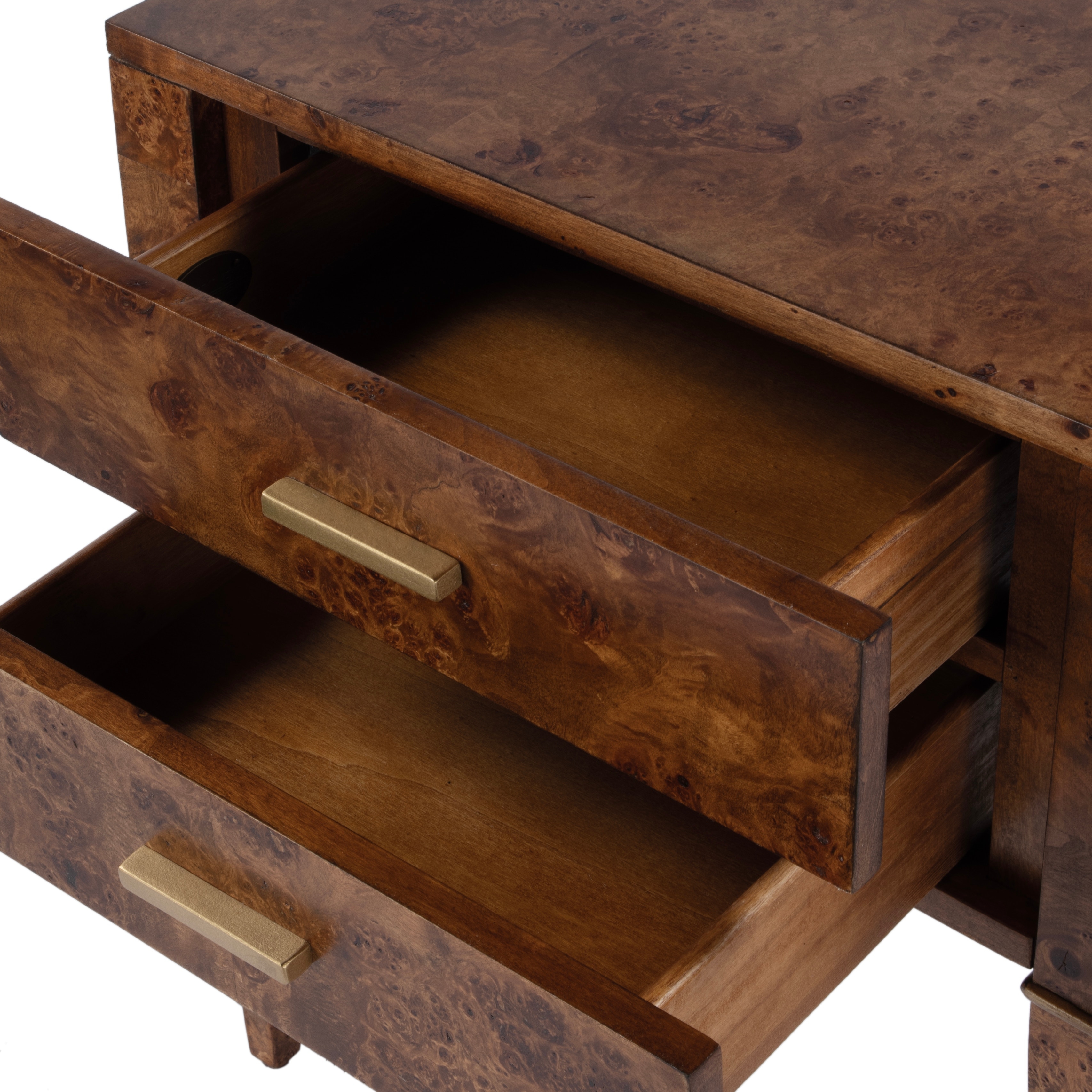 Kai Traditional Burl End Table - Image 3