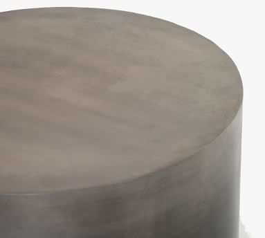 Ferris Round Coffee Table, Ombre Antique Pewter - Image 2