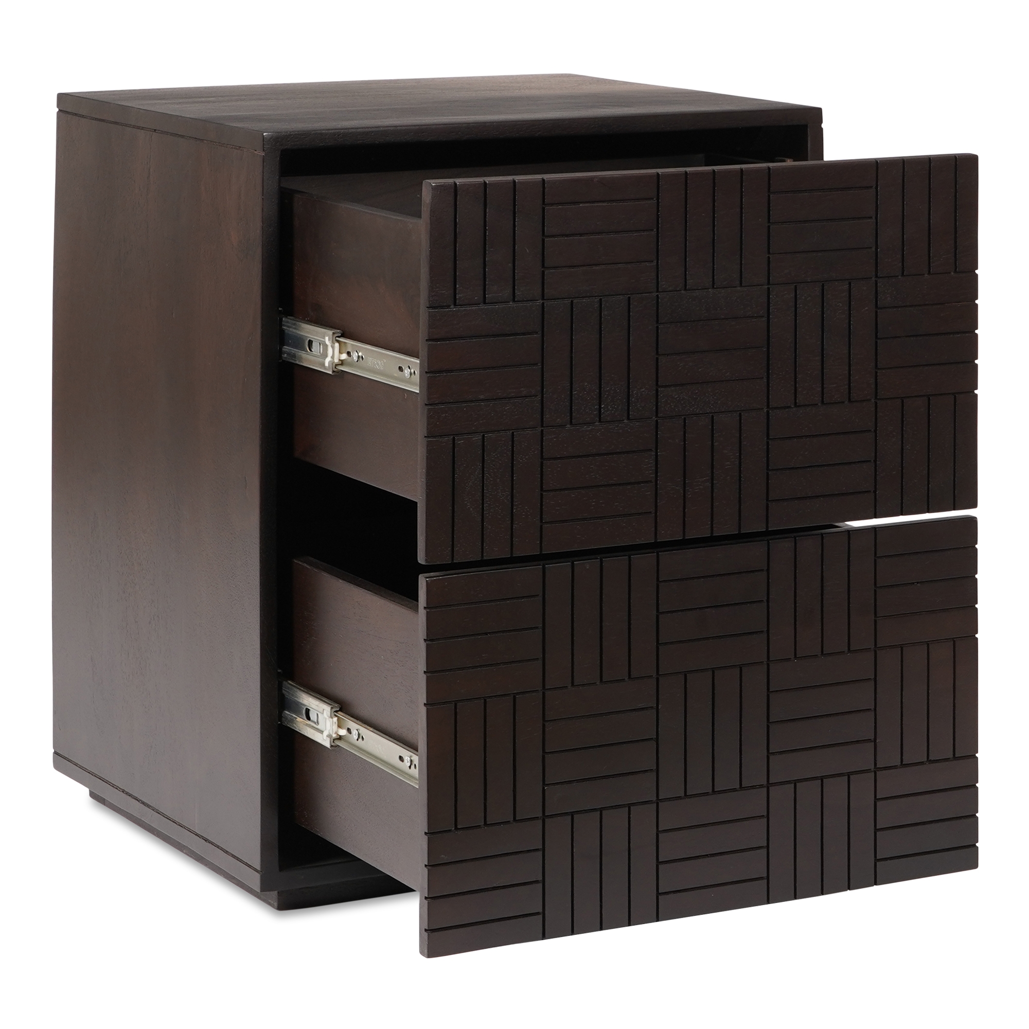 Denman Nightstand Dark Brown - Image 2