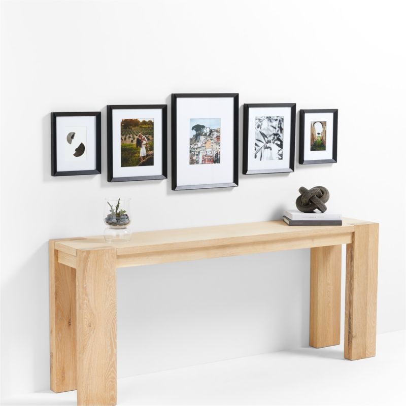 Icon Wood 5-Piece Black Gallery Wall Frame Set - Image 1