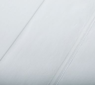 Classic 400-Thread-Count Organic Percale Sheet Set, Cal. King, Pearl Blue - Image 1