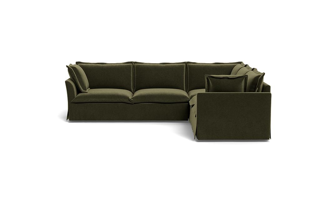 Skylar Slipcovered Corner 4-Seat Sectional Sofa - Image 0