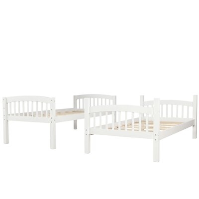 Twin Over Twin Solid Wood Standard Bunk Bed - Image 0