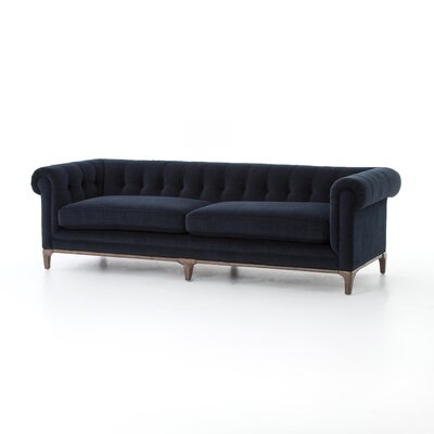 Calgary 95.25" Rolled Arm Chesterfield Sofa - Image 0