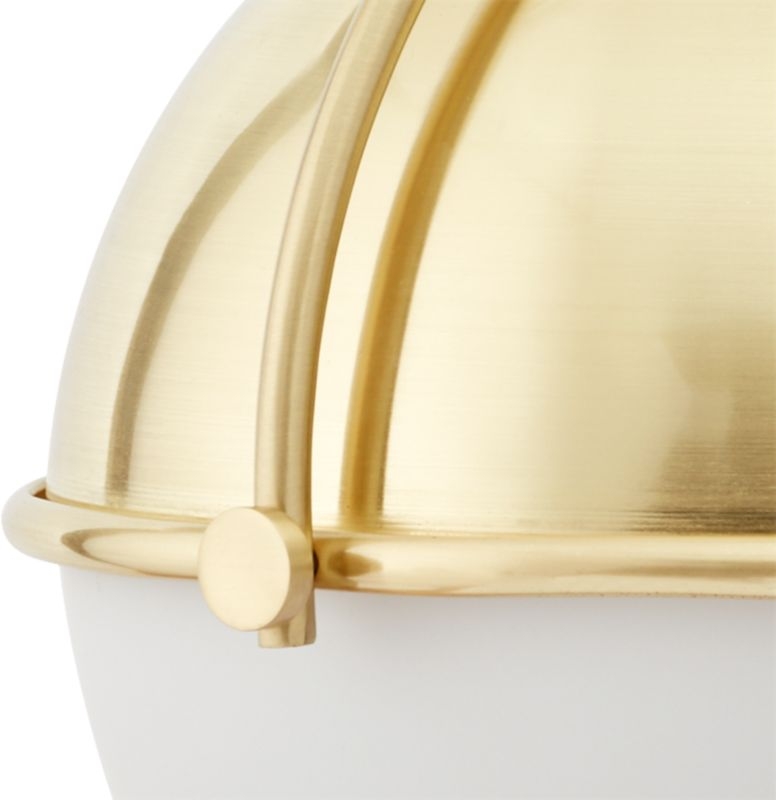 Globe Small Brass Pendant Light - Image 8