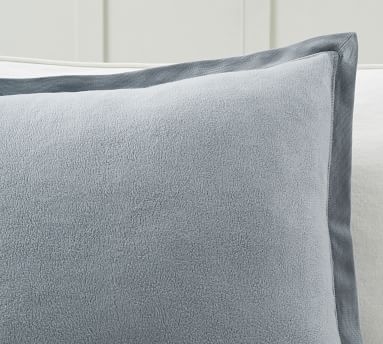 Cozy Fleece Pillow Cover, 22", Ivory - Image 3