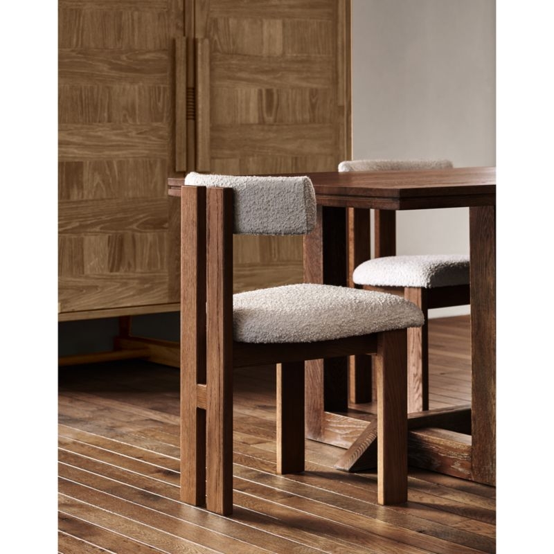 Ceremonie Natural Boucle Dining Chair by Athena Calderone - Image 2