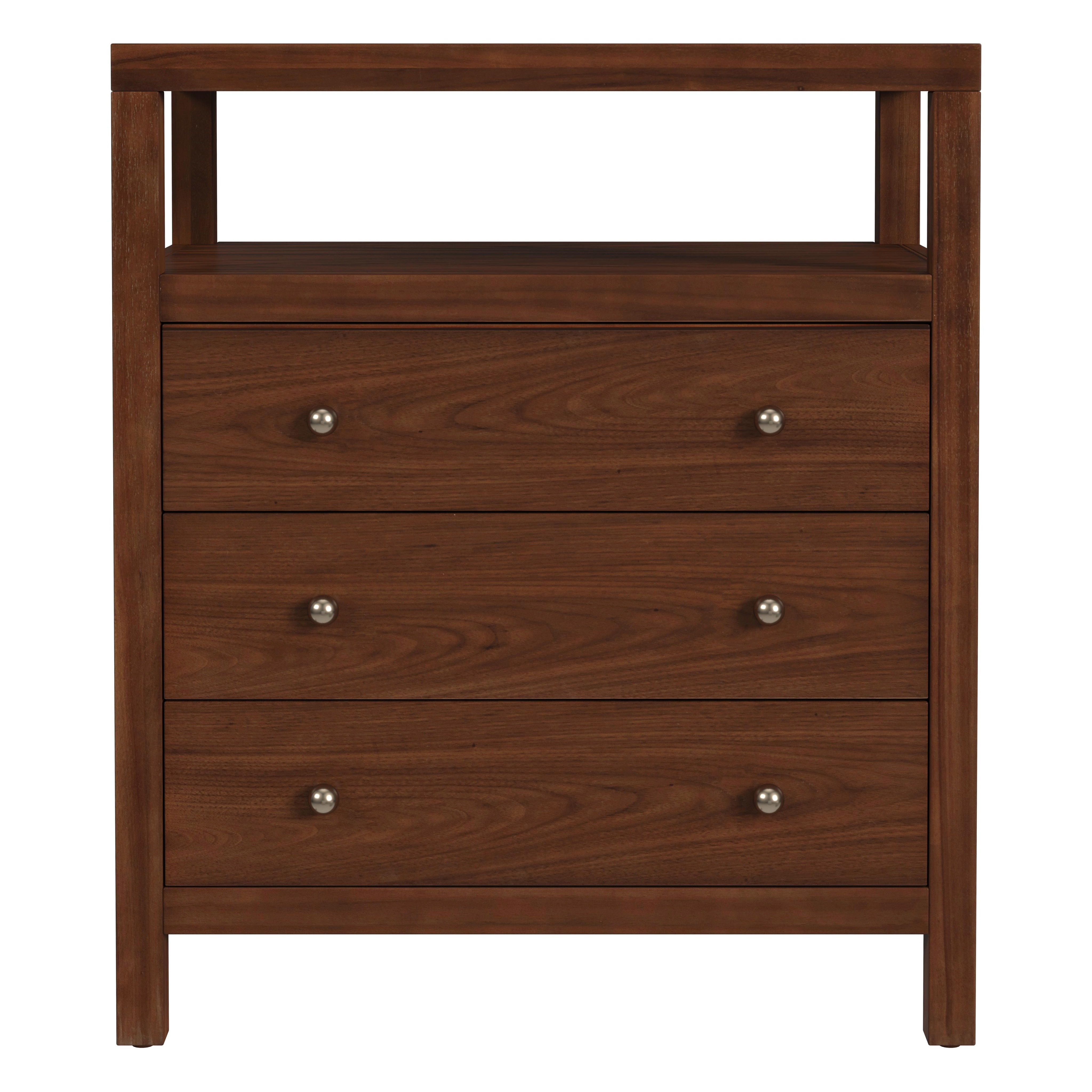 Nora Walnut Nightstand - Image 3