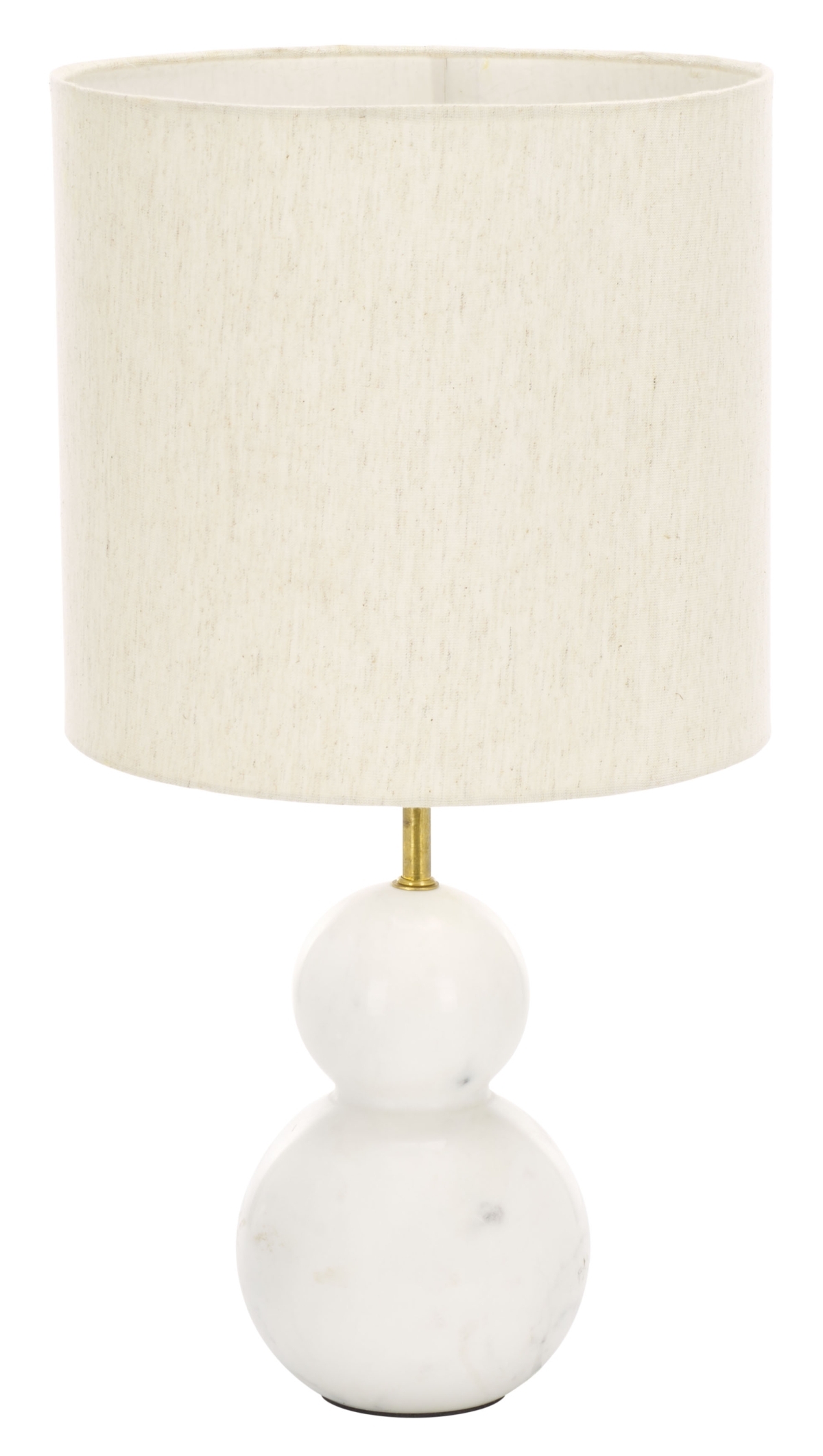Callie 22 Inch Table Lamp - White Marble - Image 0