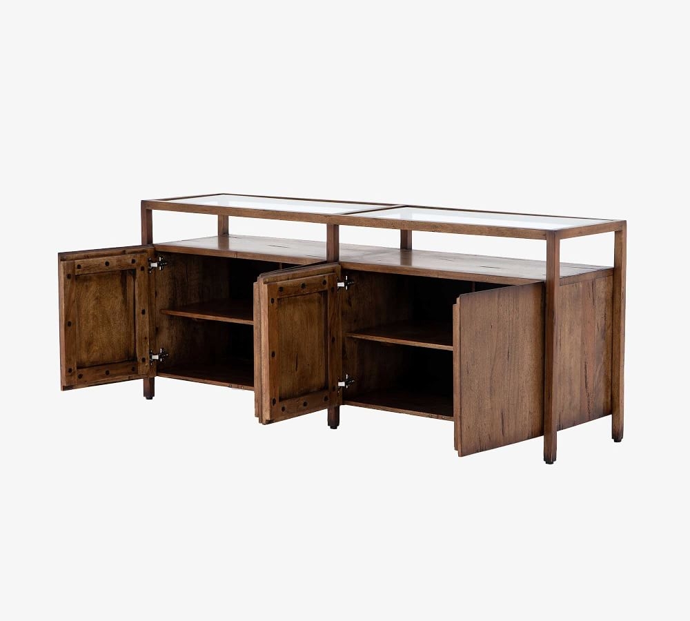 Parkview Reclaimed Wood Media Console, Fruitwood, 70" - Image 8