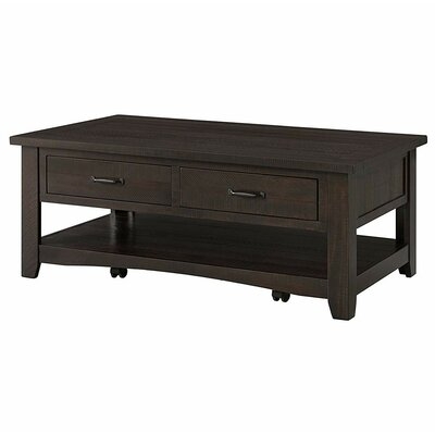 Kyler Solid Wood Coffee Table with Storage - Image 0