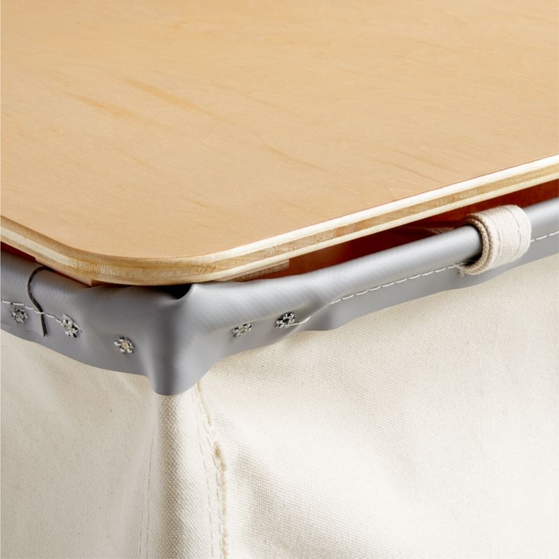 Steele ® Canvas 5-Bushel Double Vertical Rolling Laundry Hamper - Image 2