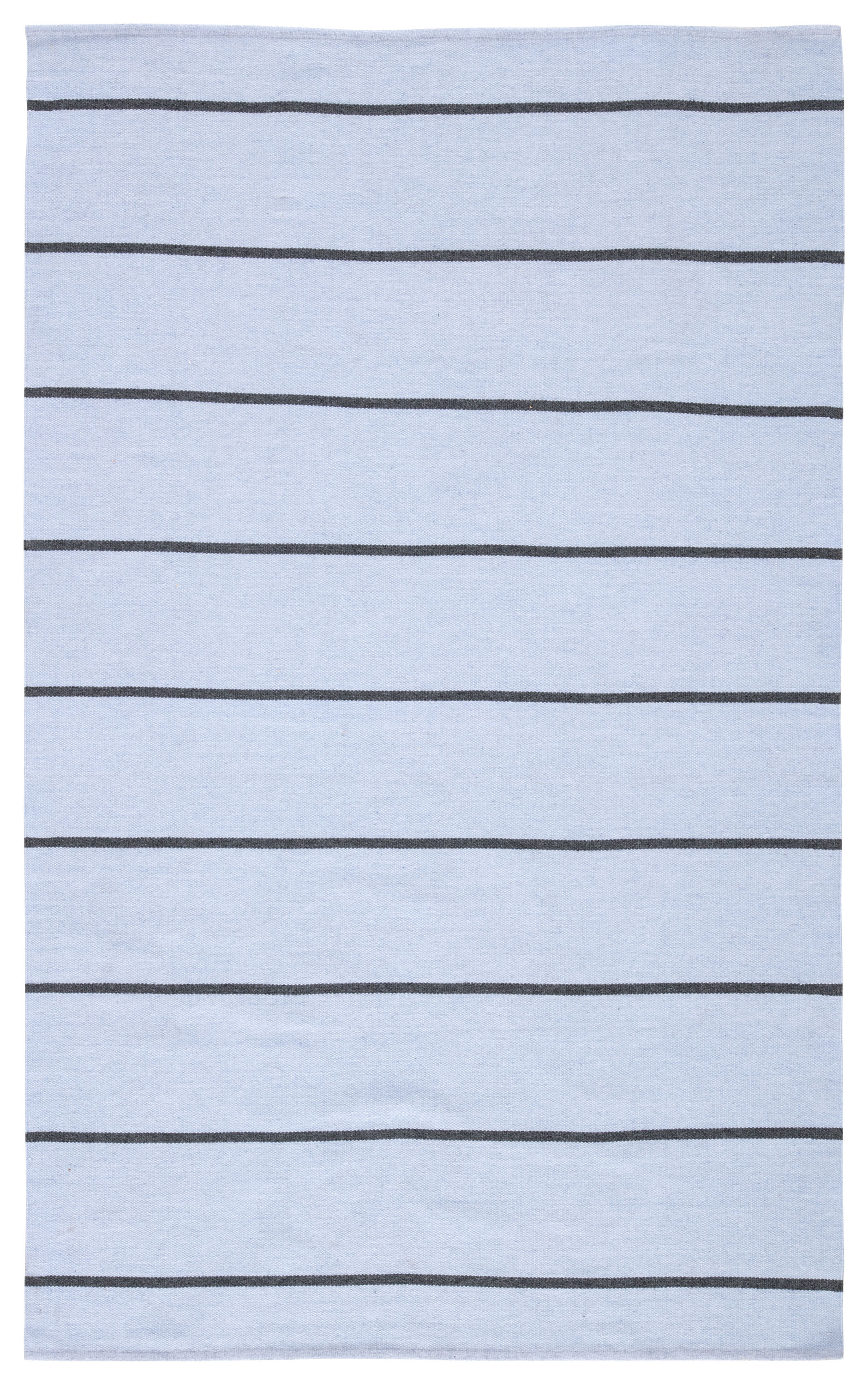 Corbina Indoor/Outdoor Stripe Area Rug, Light Blue & Gray, 5' x 8' - Image 0