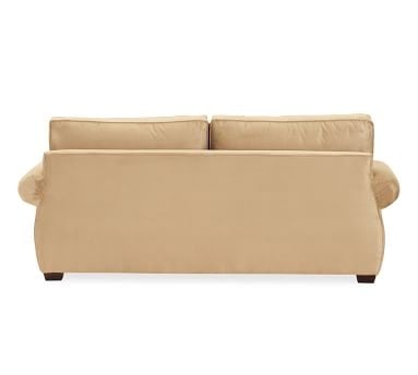 Pearce Roll Arm Upholstered Sofa 81", Down Blend Wrapped Cushions, Chenille Basketweave Pebble - Image 5