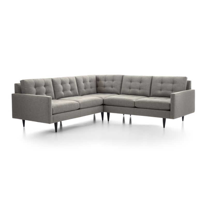 Petrie 2-Piece L-Shaped Midcentury Sectional Sofa - Image 1