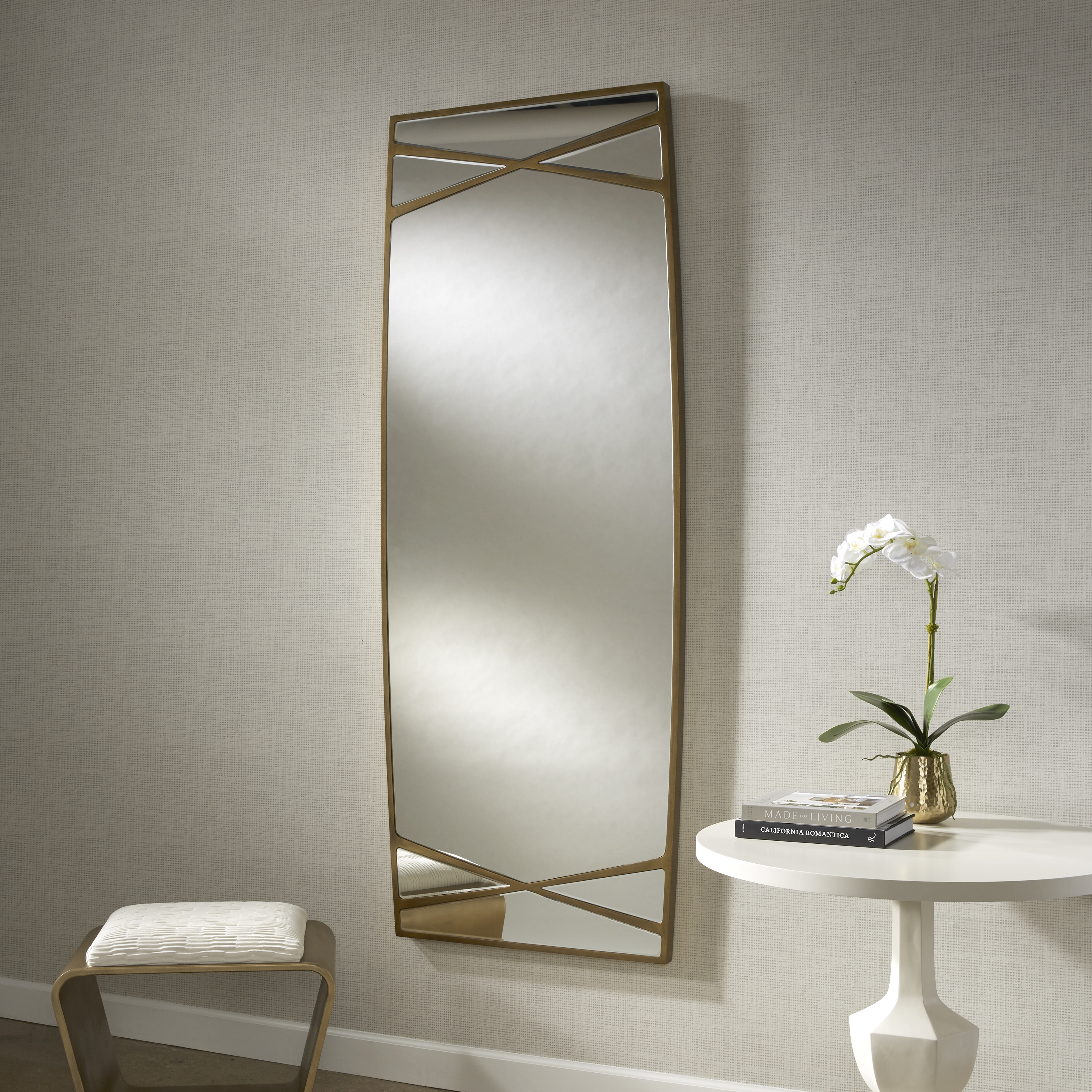 Gentry Oversized Gold Mirror - Image 2