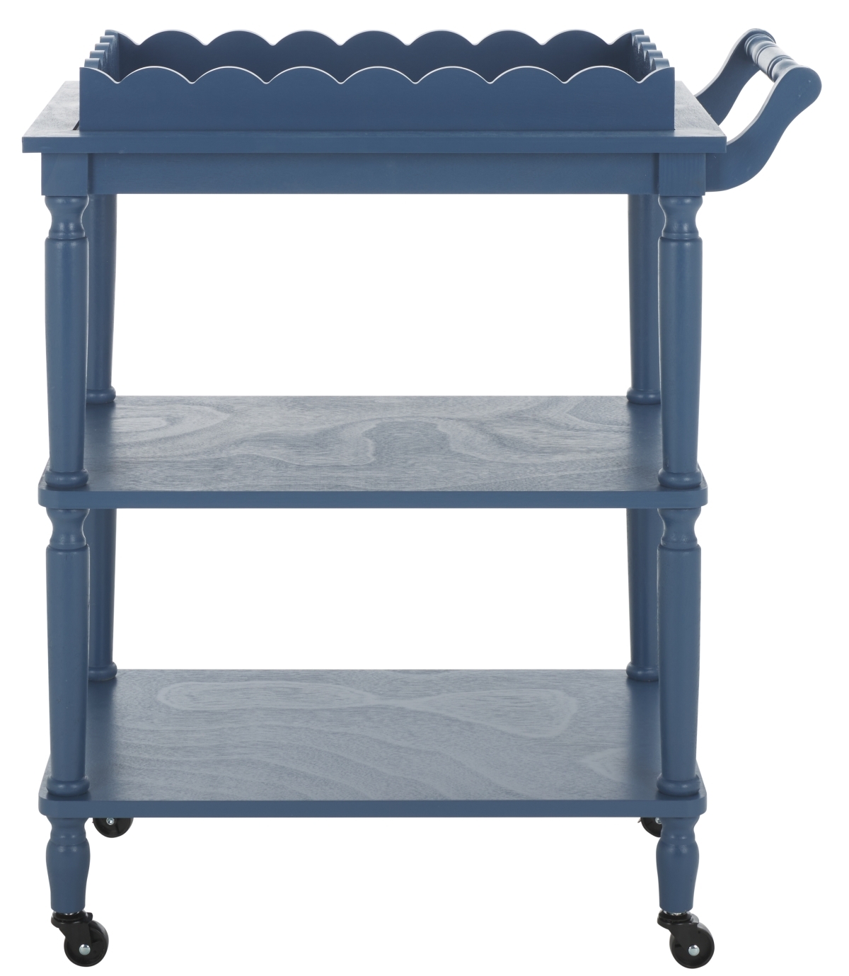 Haven 3 Tier Dining Cart - Blue - Image 0