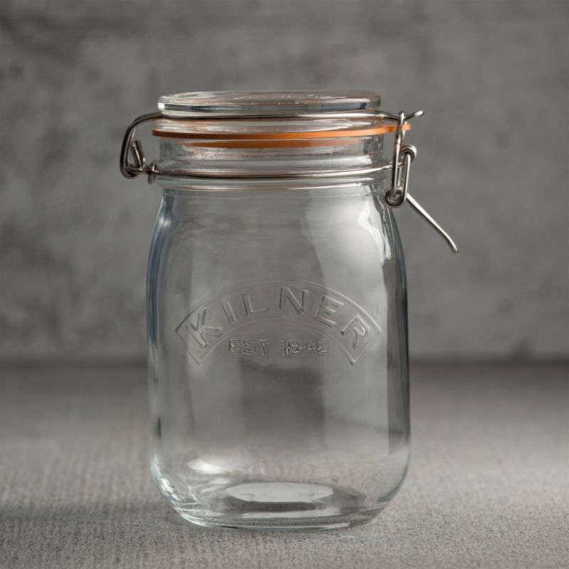 Kilner® 34-Oz. Round Clip-Top Jars, Set of 4 - Image 3