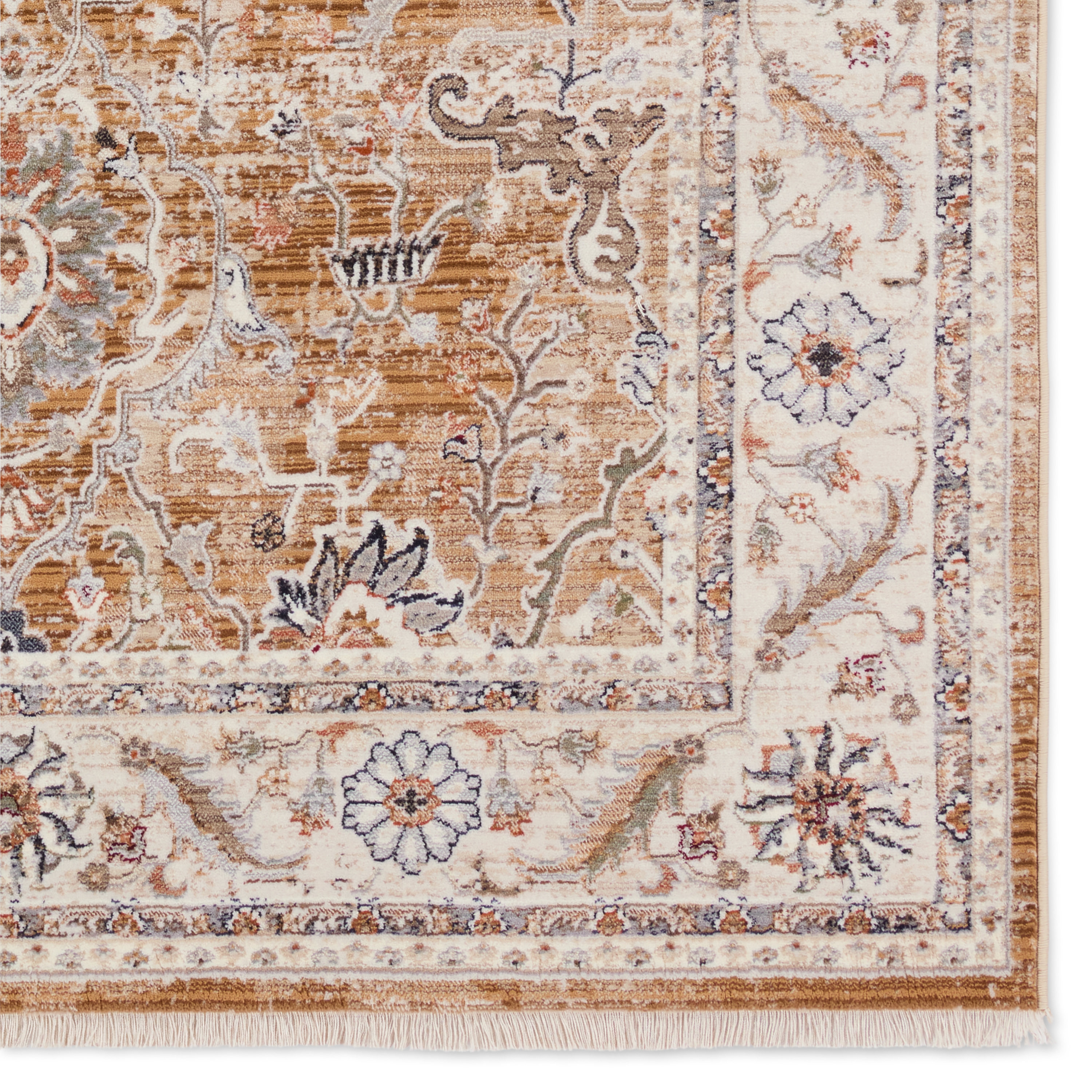 Vibe by Romano Medallion Brown/ Cream Area Rug (5'X8') - Image 3