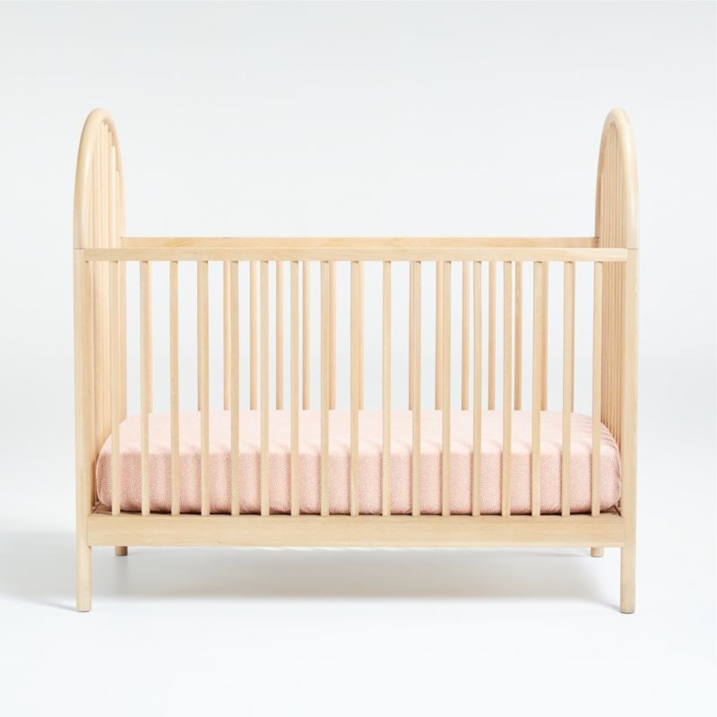 Canyon Natural Spindle Wood Convertible Baby Crib by Leanne Ford - Image 4