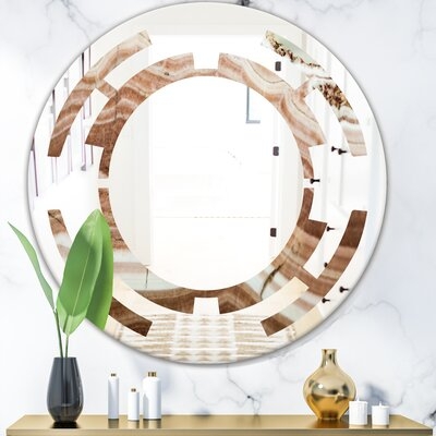 Space Crystals Minerals and Stones Modern & Contemporary Frameless Wall Mirror - Image 0