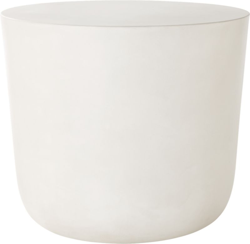 Cap Ivory Cement Side Table - Image 2