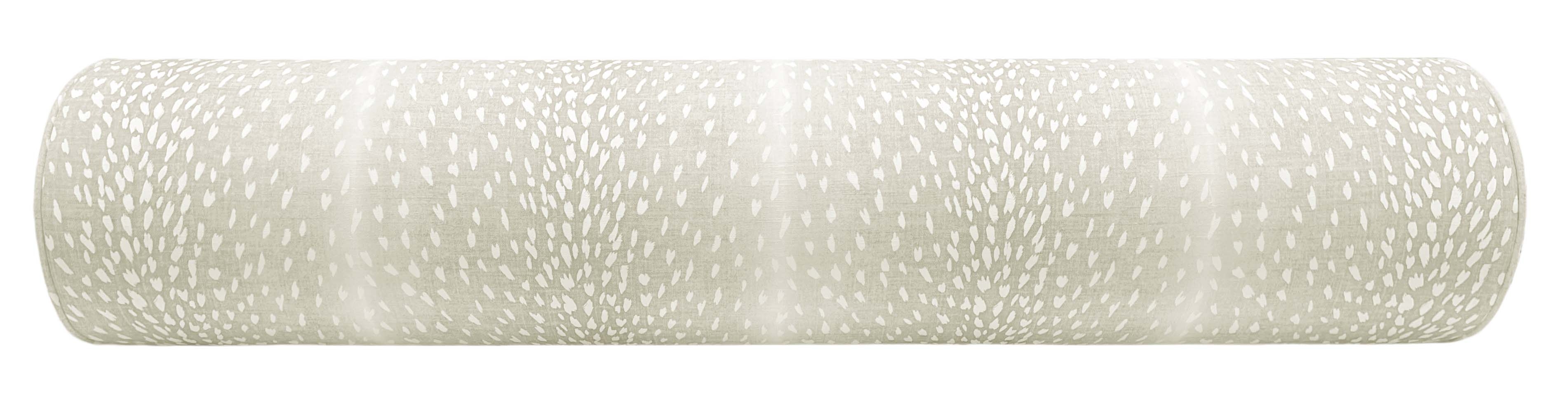 THE BOLSTER :: ANTELOPE LINEN PRINT // CASHMERE - TWIN XL // 9" X 30" - Image 2