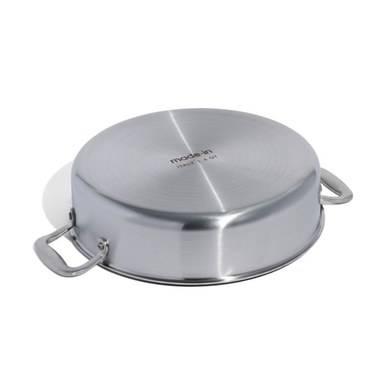 Made In Stainless Clad 6-Qt. Rondeau with Stainless Steel Hardware - Image 1