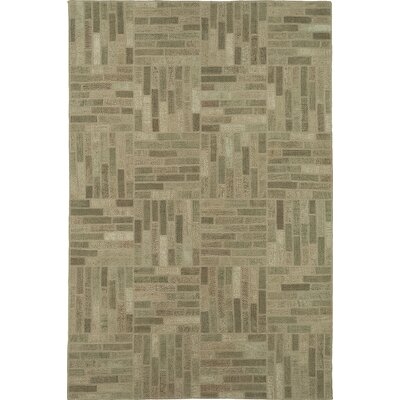 Yuliana Hand-Knotted Cotton Brown Area Rug - Image 0