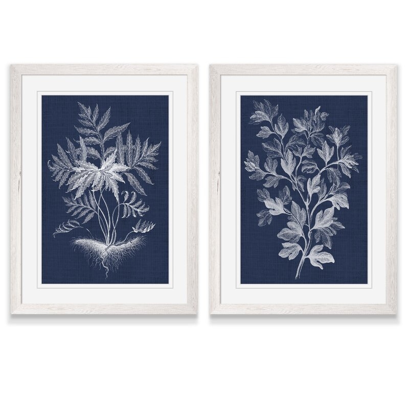 Lustr Foliage Chintz I by Vincent Van Gogh, Picture Frame Painting, Set of 2 - Image 0