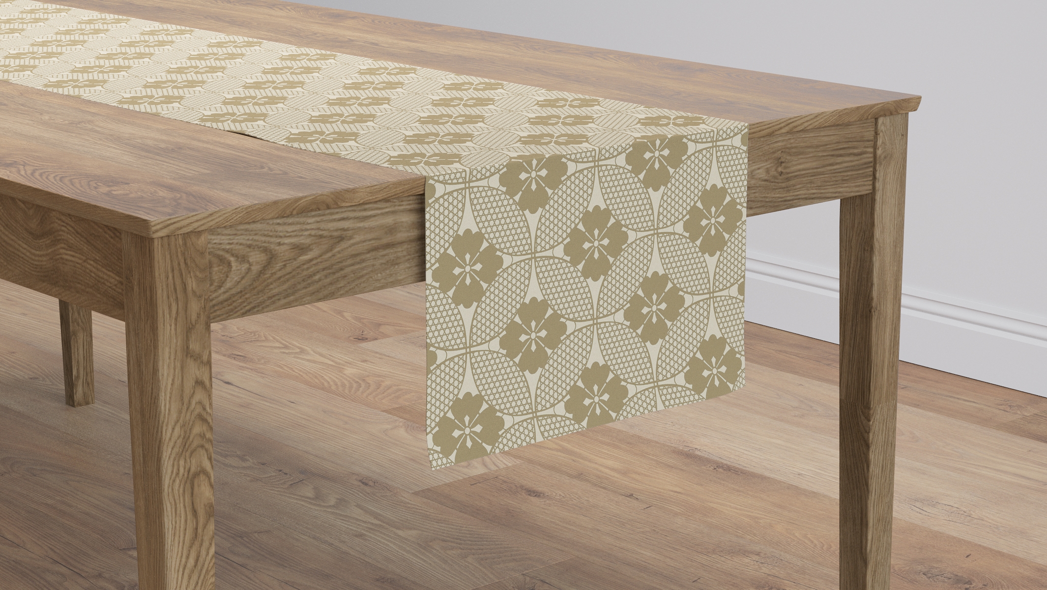 Table Runner 16" x 90", Rattan Solaire, 16" x 90" - Image 0