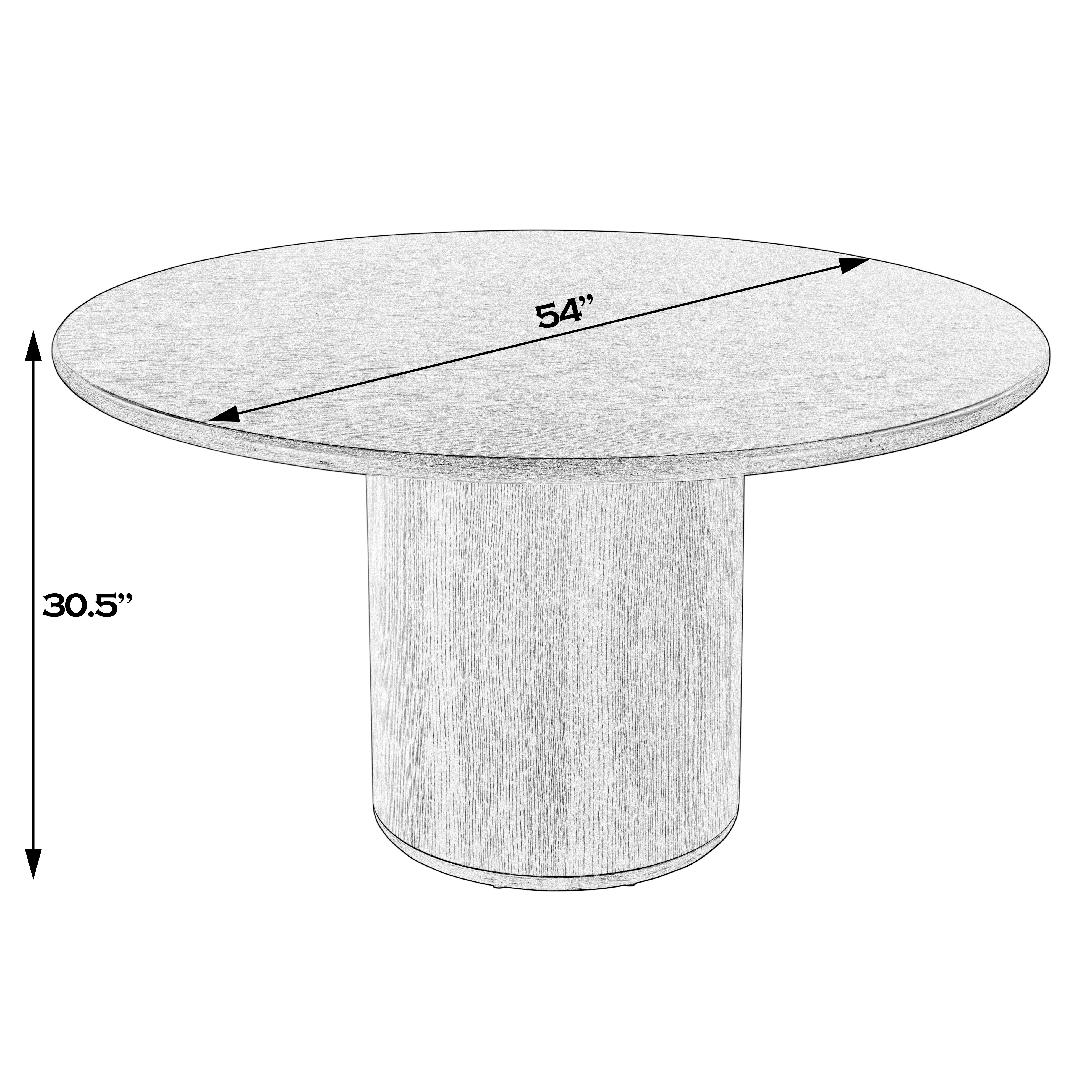 Kersten Light Driftwood Dining Table - Image 2