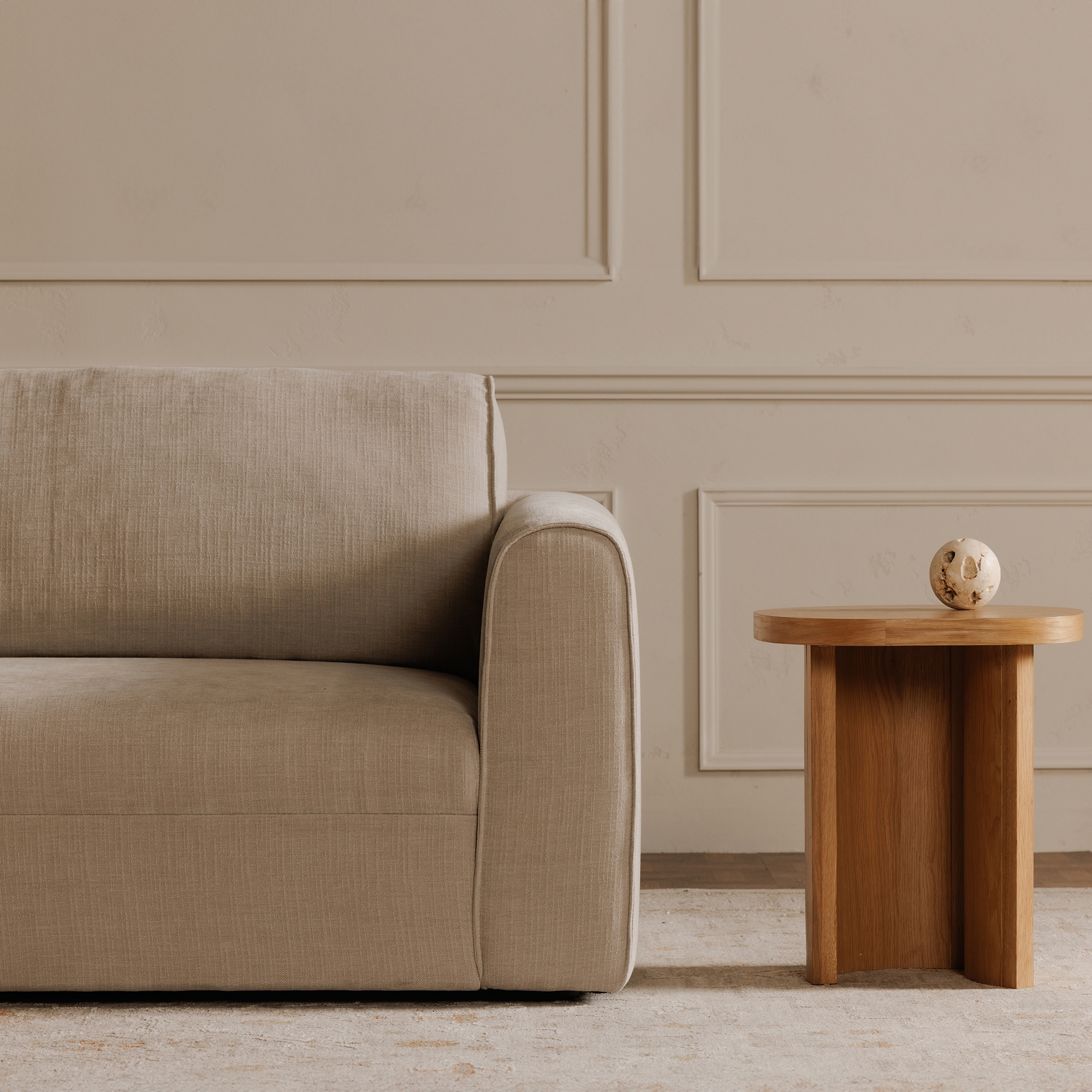 Madrid Left Sectional Cool Beige - Image 9