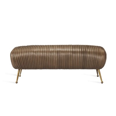 Genuine Leather Bench - Image 0